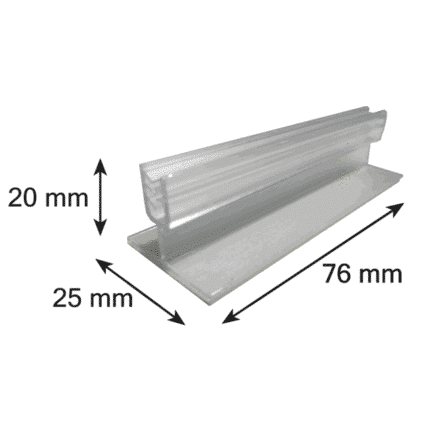 Pinza de sujeción para carteles / señales