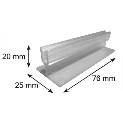 Pinza de sujeción para carteles / señales