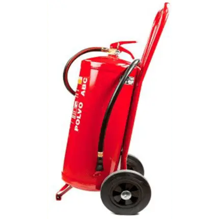 Carro extintor móvil 25 kg polvo marina PP25PM