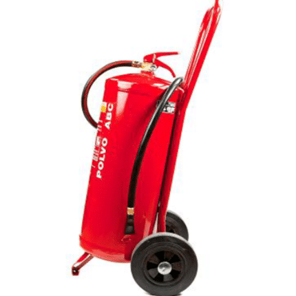 Carro extintor móvil de 25 kg de polvo PP25P