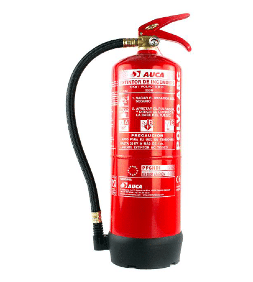 PP6HDI_N_34A_233B_C Extintor de 6 kg de polvo PP6HDI