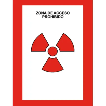 Señal de Zona de acceso prohibido