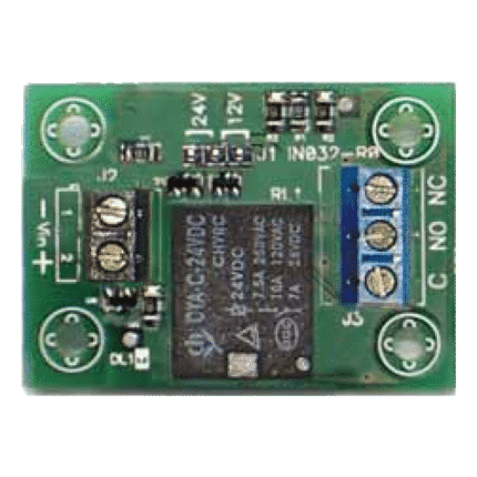 Tarjeta de una salida de sirena. REL1INT