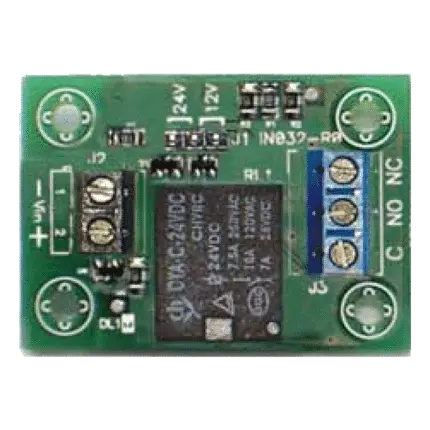 Tarjeta de una salida de sirena. REL1INT