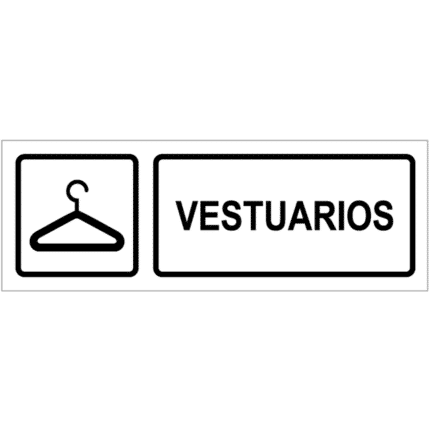 Señal / Cartel de Vestuarios mixtos