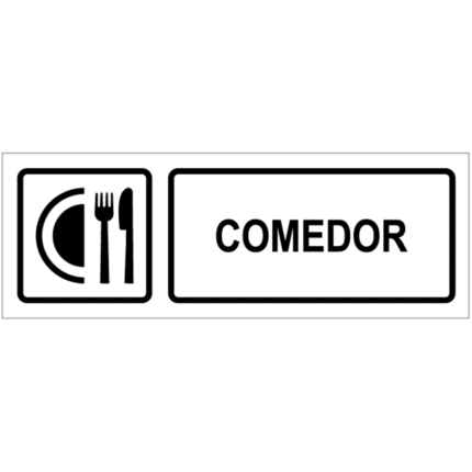 Señal / Cartel de Comedor