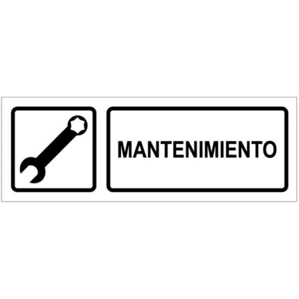 Señal / Cartel de Mantenimiento