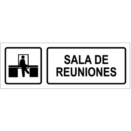 Señal / Cartel de Sala de reuniones