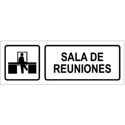 Señal / Cartel de Sala de reuniones