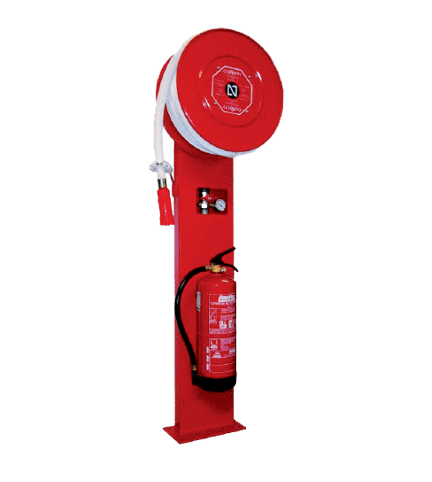 SPB25-FICHA_CAS_1 BIE sobre soporte fijación al suelo SPB25