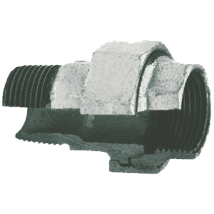 Tuerca unión macho / hembra junta cónica