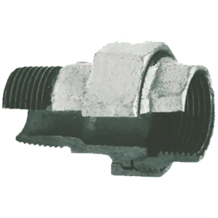 Tuerca unión macho / hembra junta cónica