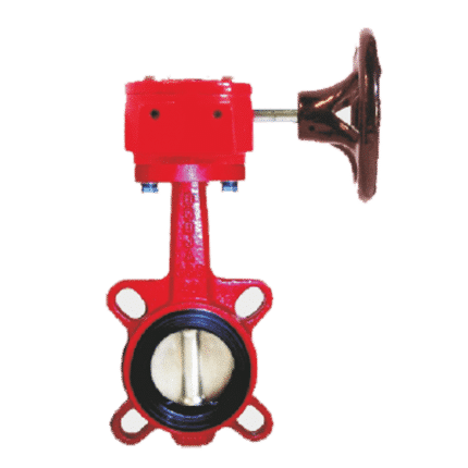 Válvula mariposa acople bridas. Manual