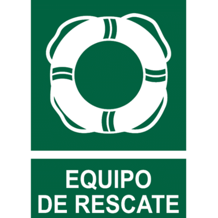 Señal / Cartel de Equipo de rescate
