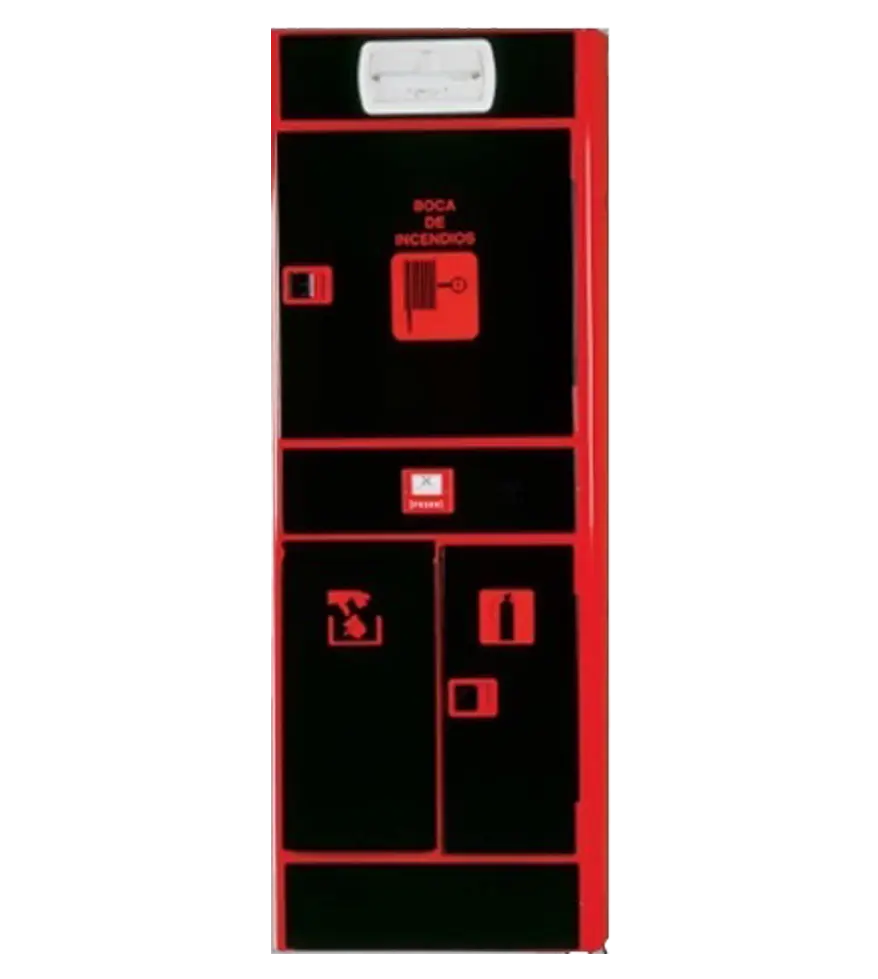 ahynoa5vpc Ahynoa Services Column + Extinguisher Wardrobe + Alarm Pushbutton