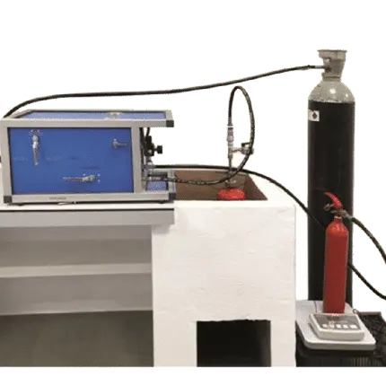 Máquina trasvase y recarga extintores CO2