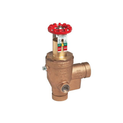 Válvula de prueba y drenaje rociadores. Ranurado