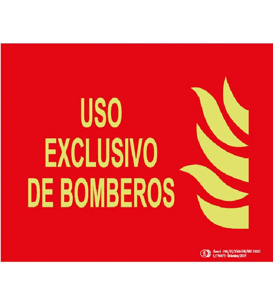 USO EXCLUSIVO BOMBEROS